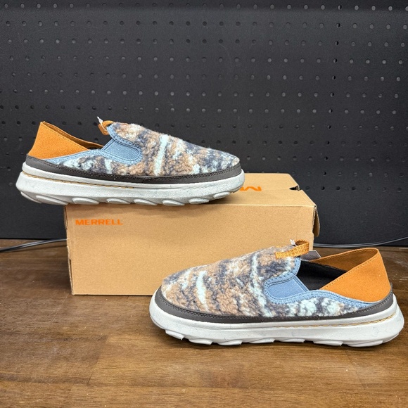 New W/ Box! Men's Merrell Hut Moc 2 Snug Outdoor Beluga Slip On Sneakers Size 7 - Picture 2 of 6
